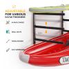 Bonnlo Kayak Wall Mount Rack for 3 Kayaks or 4 Paddle Boards with Adjustable Supports, Kayak Paddle Holder for Garage Storage, Shed Shelving Weight Capacity 550 LBS Spacesaver view 4
