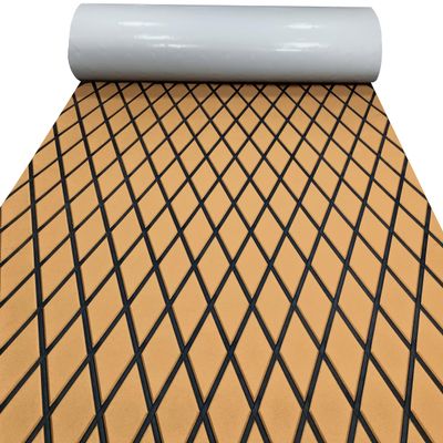 LSS laidi Boat Flooring Eva Foam Decking Marine Non-Slip Self-Adhesive Flooring for Motorboat Fishing Boat RV Yacht Kayak Swimming Pool 110.2''/102.3''/94.5''/86.6''/59''/X37.4''