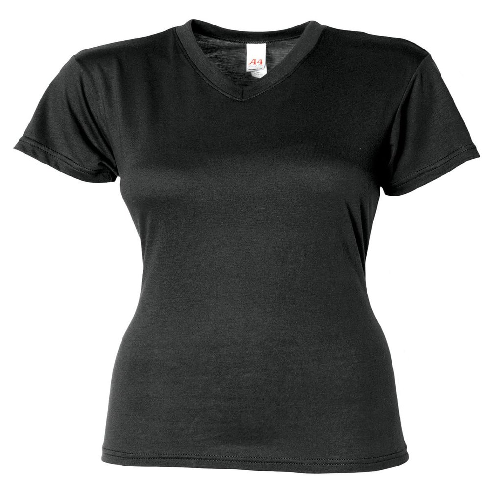 A4 Women's Softek Short Sleeve Tee NW3013 Black