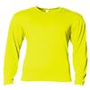 A4 Softek Long Sleeve Tee N3029 - Small - Safety Yellow view 1