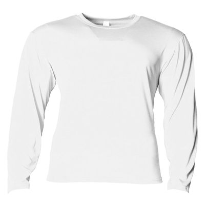 A4 Softek Long Sleeve Tee N3029-3X-Large - White