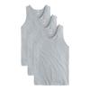Hanes Men's Essentials Top Pack, Midweight Cotton Tanks, Sleeveless Shirts, 3-Pack, Light Steel view 1