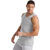 Hanes Men's Essentials Top Pack, Midweight Cotton Tanks, Sleeveless Shirts, 3-Pack, Light Steel view 4