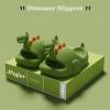 Dinosaur Slippers, Dinosaur Cloud Slides Dinosaur Slides Cute Cartoon Anti-Slip Novelty Open Toe Slides Summer Indoor Outdoor Beach Shoes Sandals for Adult Kids (Dark Green,9.5-10) view 2