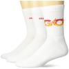 HUGO Three Pack Branded Ribbed Socks view 1