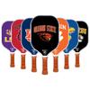 Rally Republic Officially Licensed Collegiate Pickleball Paddle - USA Pickleball Association Approved Racket - Lightweight Honeycomb Core, Carbon Fiber Exterior, Premium Leather Grip for Comfort view 1