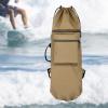 TOOYFUL Skateboard Backpack Bag Skiboard Handbag Adjustable Straps Folding Durable with Handle Shoulder Bag Skateboard Case for Electric Skate Board, Khaki 84cmx32cm view 4