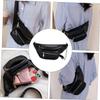 Beatifufu Pu Leather Belt Bag Comfortable Sling Bag Adjustable Straps Double Pockets view 2