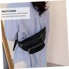 Beatifufu Pu Leather Belt Bag Comfortable Sling Bag Adjustable Straps Double Pockets view 3