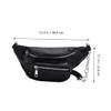 Beatifufu Pu Leather Belt Bag Comfortable Sling Bag Adjustable Straps Double Pockets view 4