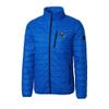 Cutter & Buck Men's Royal New York Giants Helmet Rainier PrimaLoft Eco Insulated Full-Zip Puffer Jacket view 2