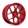 Asanti Black ABL37 20X9 5X112 C-RED 25MM 1 Wheel view 1