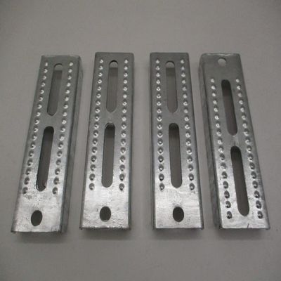 CTW (4) Boat Pontoon Trailer 8" Galvanized Steel Bolster Bunk Board Brackets