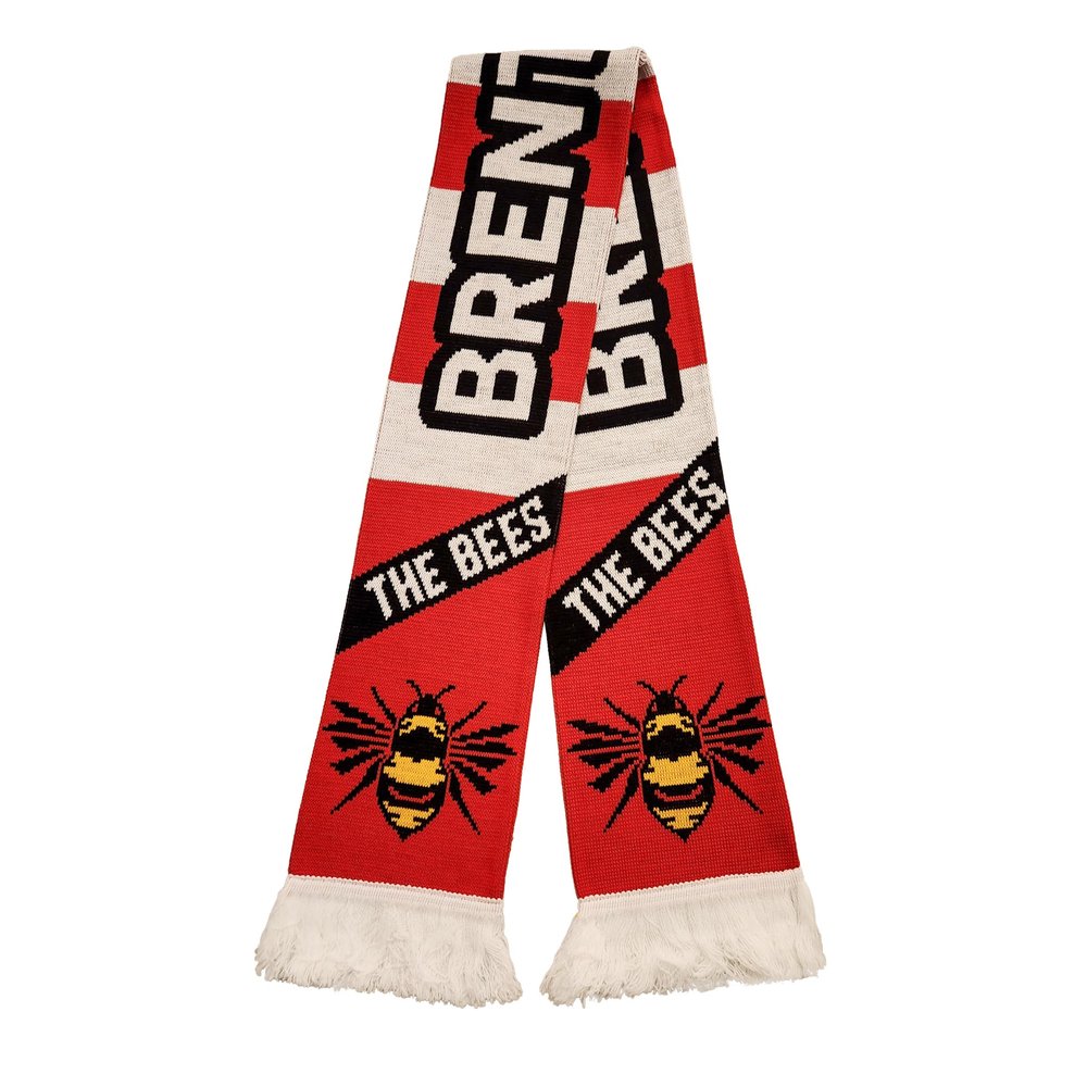 Brentford FC | Soccer Fan Scarf | Premium Acrylic Knit