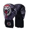 Spall Pro US Boxing Gloves for Kids, Men & Women - Pro Training Sparring Punching Gloves - Muay Thai MMA, Kickboxing Heavy Bag Workout Leather Boxing Gloves Gray/Black-8oz view 1