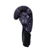 Spall Pro US Boxing Gloves for Kids, Men & Women - Pro Training Sparring Punching Gloves - Muay Thai MMA, Kickboxing Heavy Bag Workout Leather Boxing Gloves Gray/Black-8oz view 4