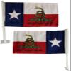 12x18 Texas Gadsden State Double Sided Car Window Vehicle 12"x18" Flag view 1