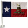 12x18 Texas Gadsden State Double Sided Car Window Vehicle 12"x18" Flag view 2