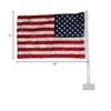 12x18 USA American Knitted Double Sided Car Window Vehicle 12"x18" Flag view 3