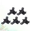 BESPORTBLE 5pcs Durable Pump Mount Silicone Wrap Band for Bike Inflator Rack Easy Install Fixing Clip for Pump Holder Black view 3