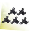 BESPORTBLE 5pcs Durable Pump Mount Silicone Wrap Band for Bike Inflator Rack Easy Install Fixing Clip for Pump Holder Black view 4