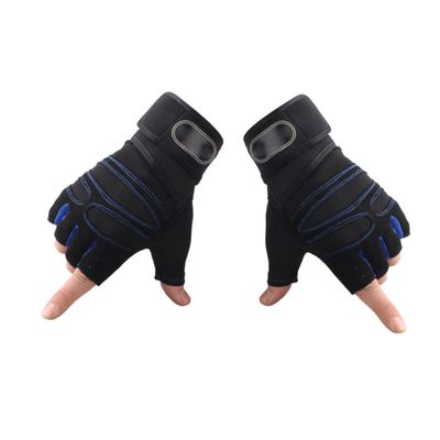 BESPORTBLE Yoga Gym Gloves Absorbent Breathable Wrist Wraps Half Finger Riding Gloves