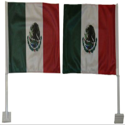 12x18 12x18 Mexico Country Rough Tex Knit Double Sided 12"x18" Car Vehicle Flag