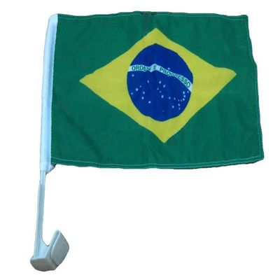 12x18 Brazil Country Car Vehicle 12"x18" Brasil Flag (Super Polyester)