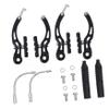 BESPORTBLE 2pairs V-Shaped Bike Caliper Brakes Brake Pads Lightweight Construction for Mountain and Road Bikes Easy Installation Front and Rear System view 1