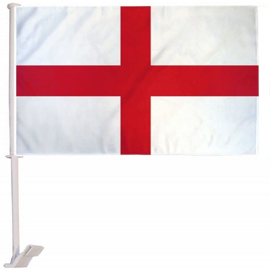 12x18 England St. George's Cross Country Car Window Vehicle 12"x18" Flag