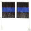12x18 Police Thin Blue Line Rough Tex Knit Double Sided 12"x18" Car Vehicle Flag view 1