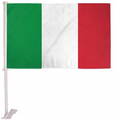 12x18 Italy Italian Country Car Window Vehicle 12"x18" Flag Double Sided Truck