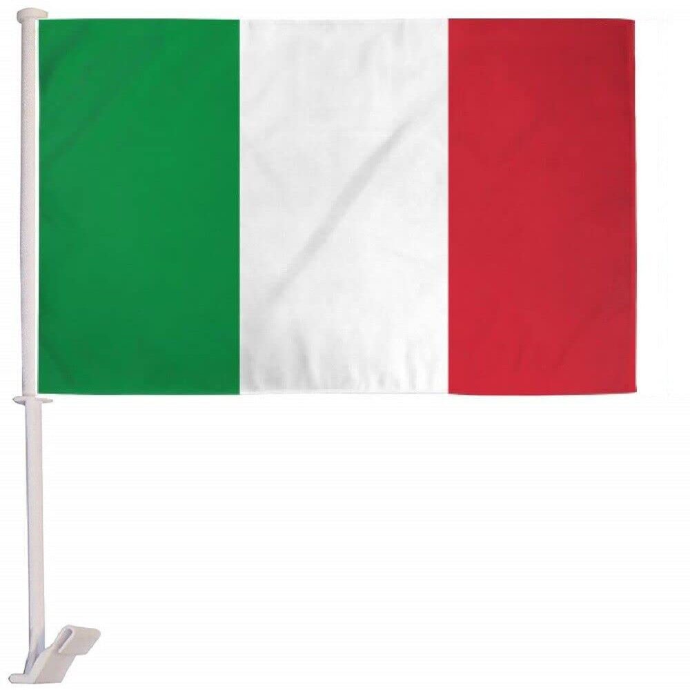 12x18 Italy Italian Country Car Window Vehicle 12"x18" Flag Double Sided Truck