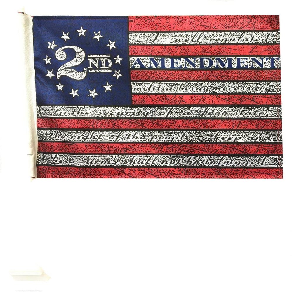 12x18 BETSY ROSS 2nd Amendment Car Window Vehicle 12x18" Flag