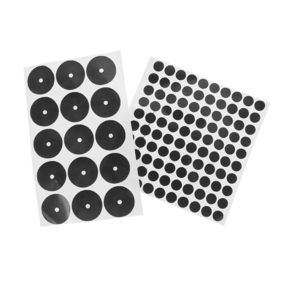 Toddmomy 2 Sheets Billiard Billiard Black Spot Black Stickers Snooker Table Black Dot Stickers Billiard Point Sticker Table Tennis Supply Billiard Accessories Billiard Point Stickers Black