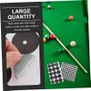 Toddmomy 2 Sheets Billiard Billiard Black Spot Black Stickers Snooker Table Black Dot Stickers Billiard Point Sticker Table Tennis Supply Billiard Accessories Billiard Point Stickers Black view 3
