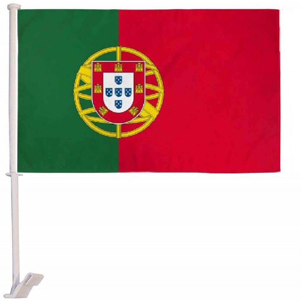 12x18 Portugal Country Car Window Vehicle 12"x18" Flag fade resistant