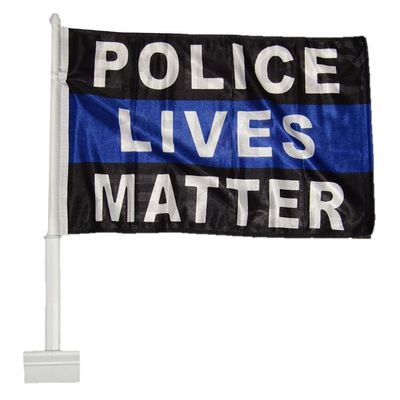 12x18 Wholesale lot 12 Police Lives Matter Double Sided Car Vehicle 12"x18" Flag