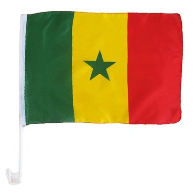 12x18 Wholesale Lot 12 Senegal Country Car Vehicle 12"x18" Flag
