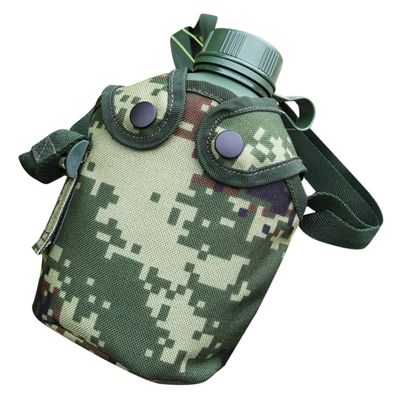 BESPORTBLE 1set Aluminum Alloy Water Bottle Canteen for Camping Hiking Survival Leakproof Design Hook for Easy Carrying for