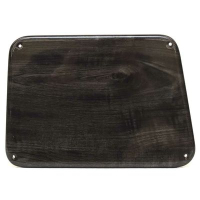 Boat Radio Panel 204919 | Gray Woodgrain Plastic (Port)