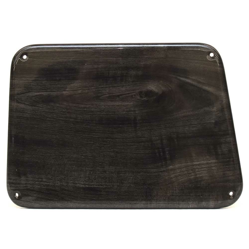 Boat Radio Panel 204919 | Gray Woodgrain Plastic (Port)