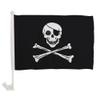 12x18 Jolly Roger Pirate Eye Patch Car Window Vehicle 12"x18" Flag view 1