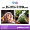 COMMON CULTURE - Turkey Bag 18" x 20" - 100 Bags for Cooking, Baking, Harvesting, Plants and More - Tough Stuff Oven Bag for Plastic High Temperature Resistance - Turkey Oven Bags Up to 25lbs view 2