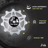JRC Components 11T Ceramic Pulley Wheels | Compatible with 12 Speed Shimano 105 R7150 & Ultegra R8150 | Hybrid Ceramic Derailleur Pulley Wheel -Silver view 2
