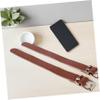 1 Pair Bike Basket Straps Leather Basket Wheelies for Adults Adult Wicker Bike Basket Straps Brown s Bicycle Safety Assist Bicycles Fittings view 4