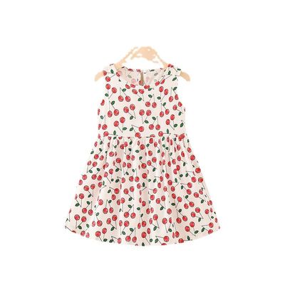 Children's Clothes Baby Princess Skirt Girl Dress Little Child Summer Dress 2022 New Children's Skirt Pure Cotton (,10075-85)