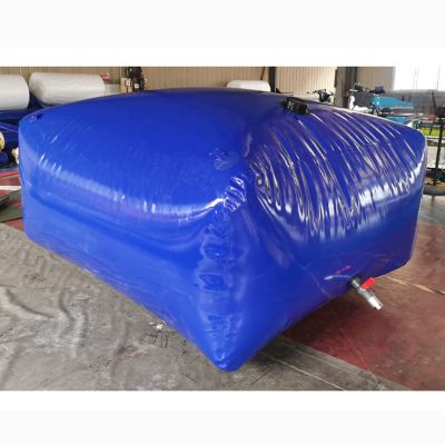 ZJKXJH Large-Capacity Water Storage Bag, Flexible Water Bladder with Faucet, Outdoor Construction Watering Fire-Fighting Rainwater Tank (Size : 0.8x0.45x0.35m/120L/31Gal)