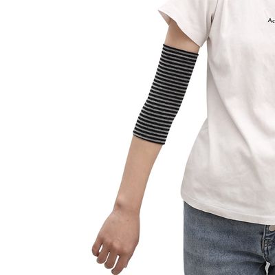 Jinbiyike Elbow Arm Warm Sleeve Men and Women Cover Scar Tattoo Sleeve Running Fitness Elastic Hand Shaping Arm Sleeve (Stripa-A2)