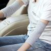 Jinbiyike Elbow Arm Warm Sleeve Men and Women Cover Scar Tattoo Sleeve Running Fitness Elastic Hand Shaping Arm Sleeve (Stripa-A6) view 3